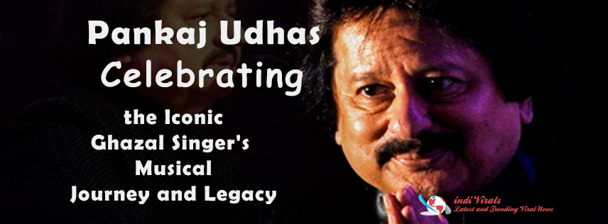 Pankaj Udhas, the iconic ghazal singer performing on stage